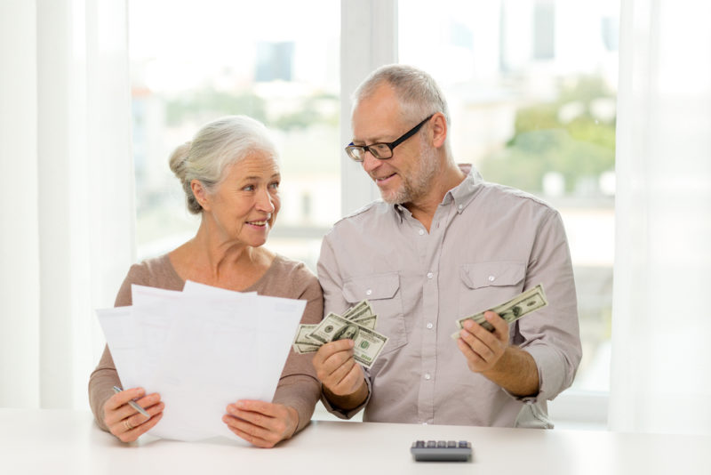 couple saves money on energy bills