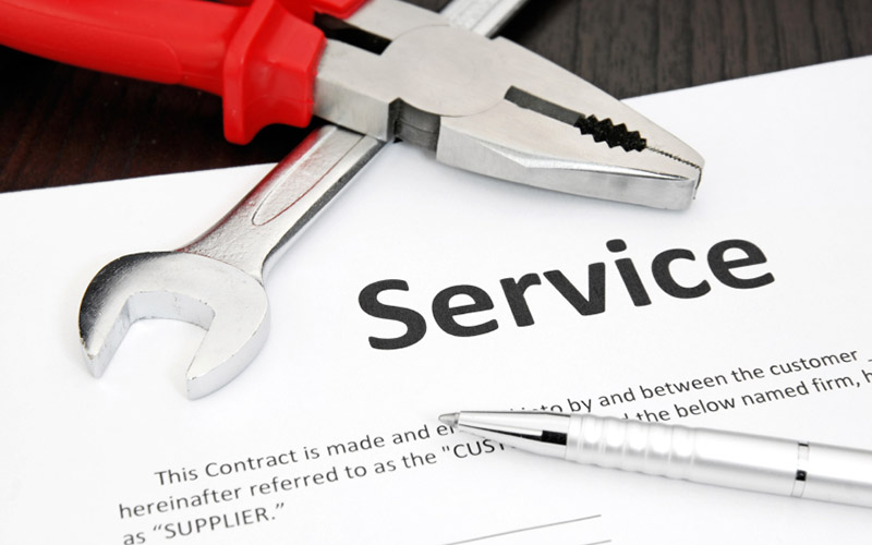 service contract with tools