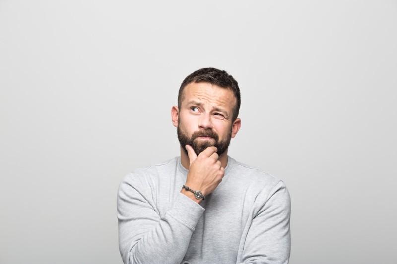 Man Thinking about Upgrading electrical panel
